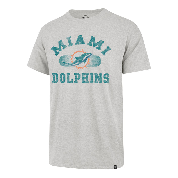 Miami Dolphins 47 Brand Gray Brisk Franklin T-Shirt