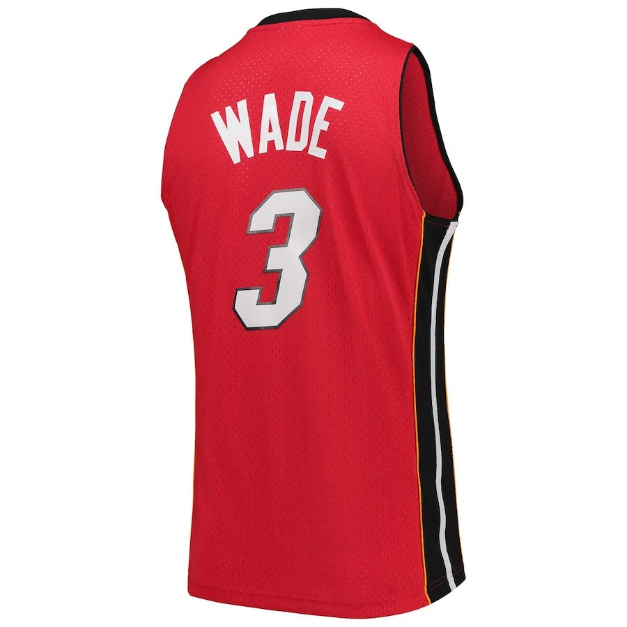 Miami Heat Mitchell & Ness Dwyane Wade #3 Alternate 2005-06 Hardwood Classics Swingman Jersey