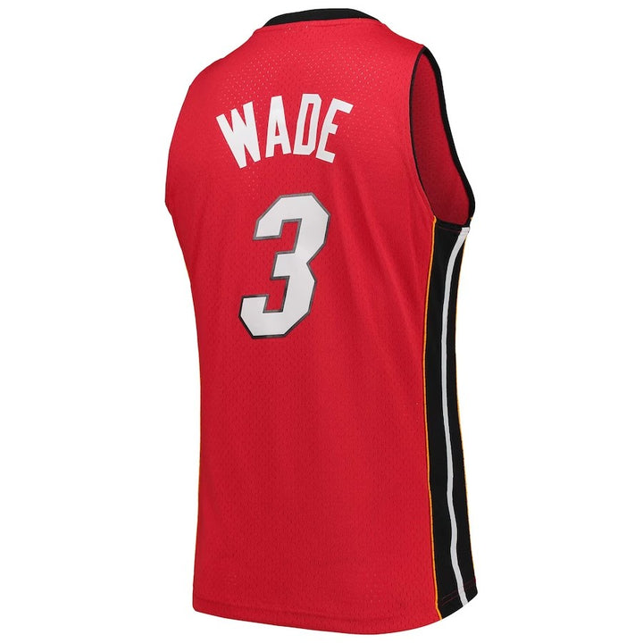 Miami Heat Mitchell & Ness Dwyane Wade #3 Alternate 2005-06 Hardwood Classics Swingman Jersey