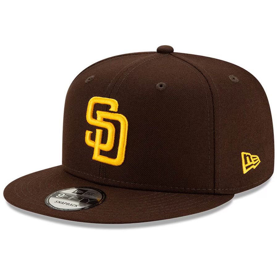 New Era San Diego Padres Brown Team Color 9FIFTY Snapback Adjustable Hat