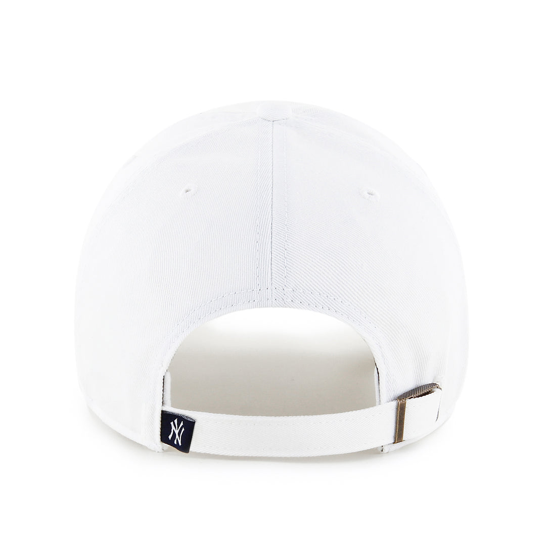 New York Yankees 47 Brand White Classic Clean Up Adjustable Dad Hat