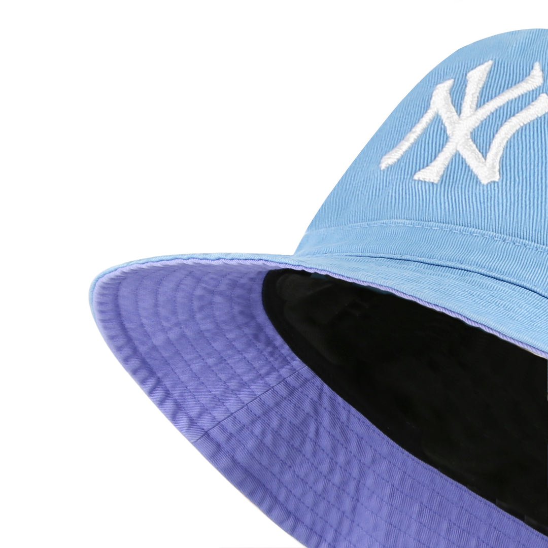 New York Yankees 47 Brand Light Blue Ballpark Bucket Hat