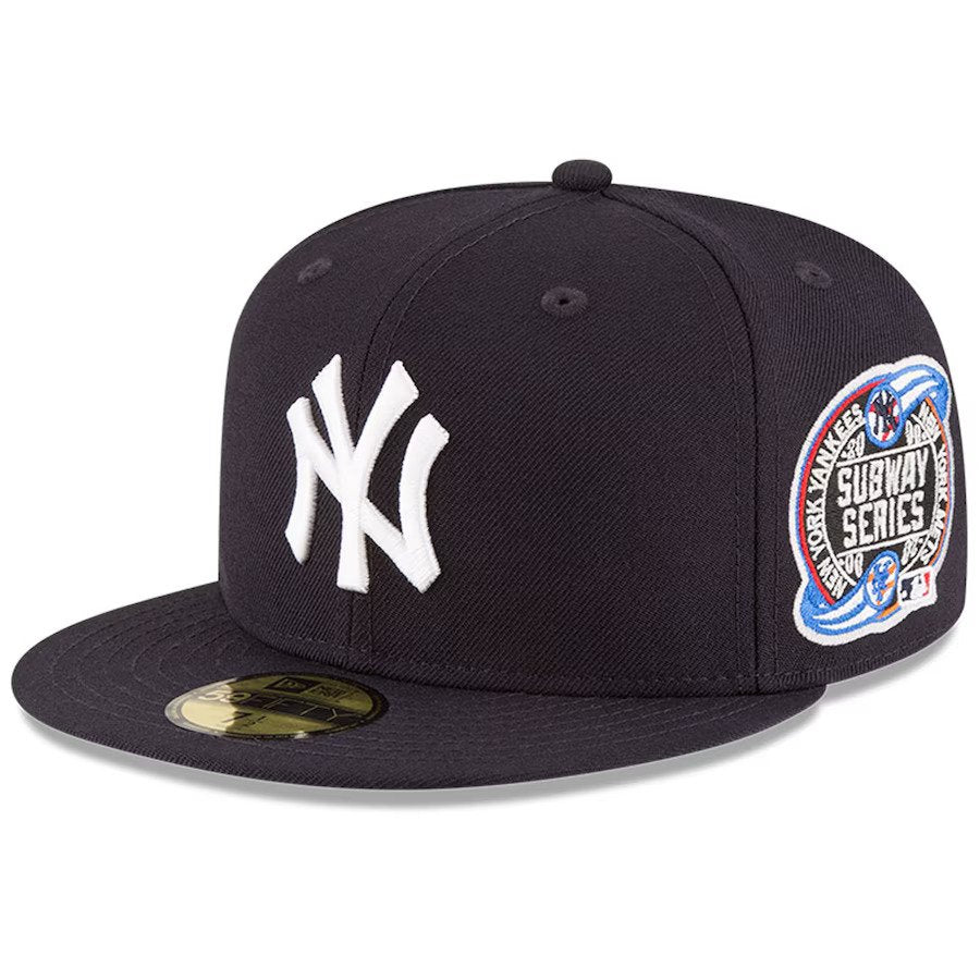 New York Yankees New Era World Series Wool Team 59FIFTY Fitted Hat - Navy