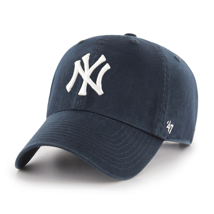 New York Yankees '47 Brand Navy Basic Logo Clean Up Home Adjustable Hat