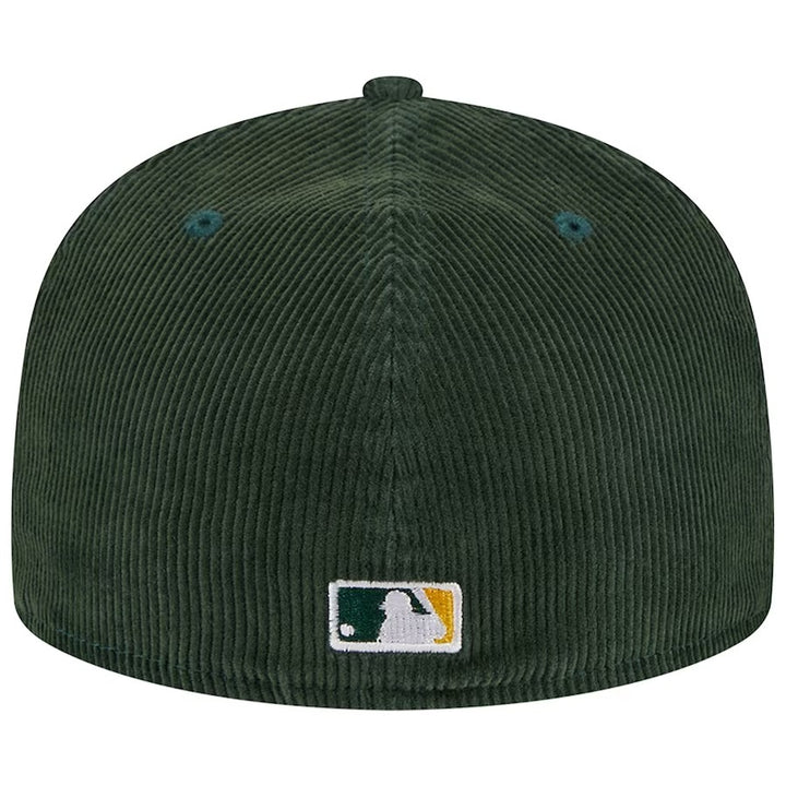 Oakland Athletics New Era Throwback World Series 1989 Corduroy 59FIFTY Fitted Hat - Green