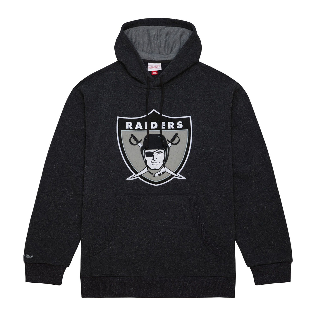 Oakland Raiders Mitchell & Ness Snow Washed Fleece Hoodie