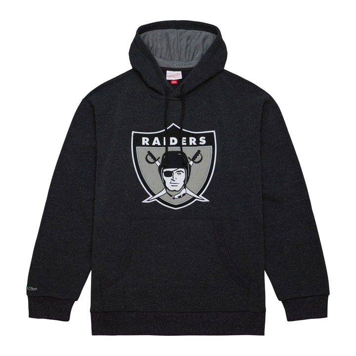 Oakland Raiders Mitchell & Ness Snow Washed Fleece Hoodie