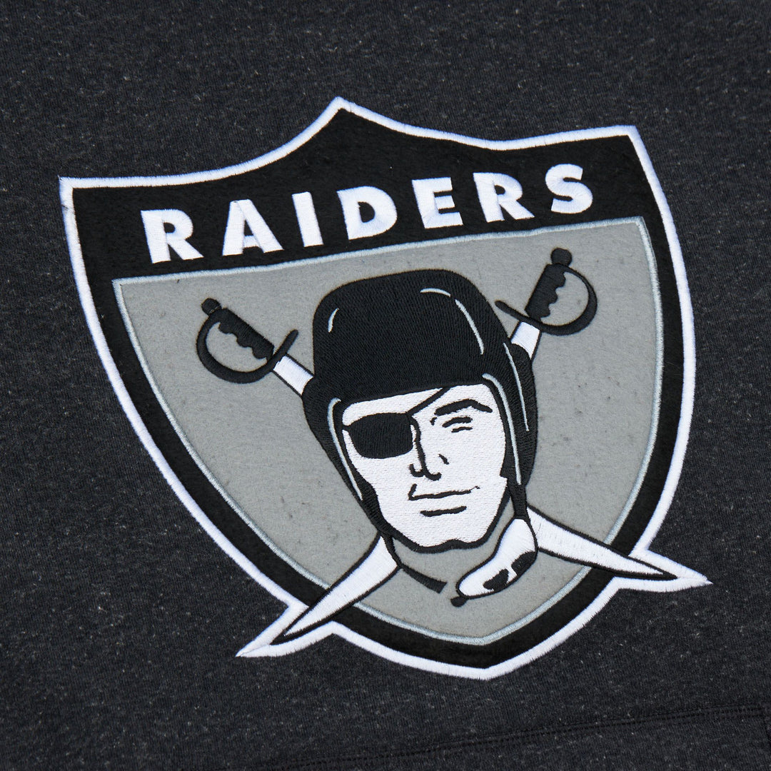 Oakland Raiders Mitchell & Ness Snow Washed Fleece Hoodie