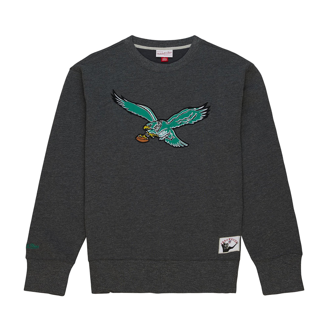 Philadelphia Eagles Mitchell & Ness Playoff Win 2.0 Crew Vintage