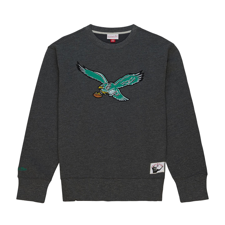 Philadelphia Eagles Mitchell & Ness Playoff Win 2.0 Crew Vintage