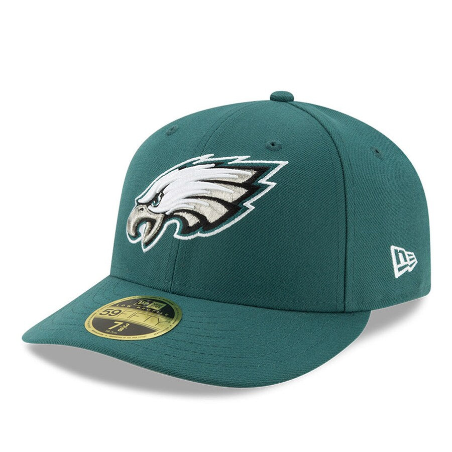 Philadelphia Eagles New Era Omaha Low Profile 59FIFTY Fitted Hat - Midnight Green