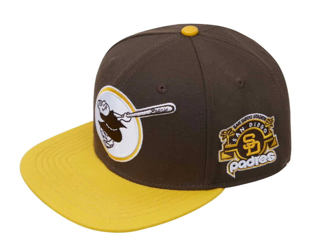 San Diego Padres Pro Standard Retro Classic Logo Snapback Hat