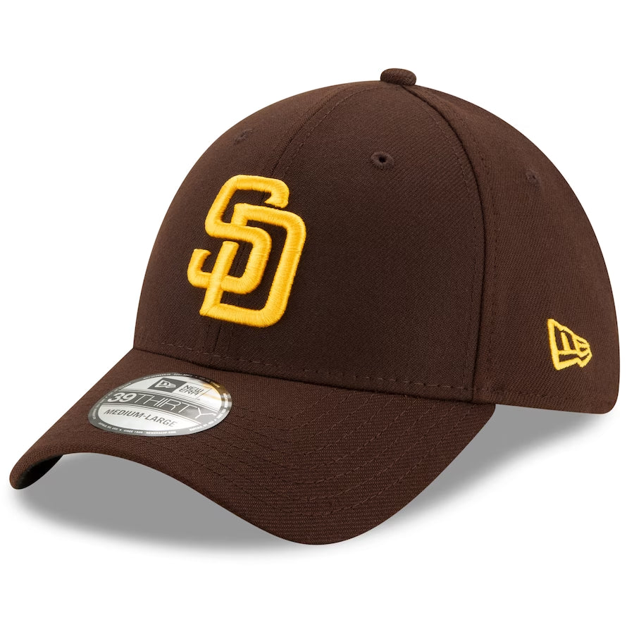 San Diego Padres New Era Brown Team Classic 39THIRTY Flex Hat