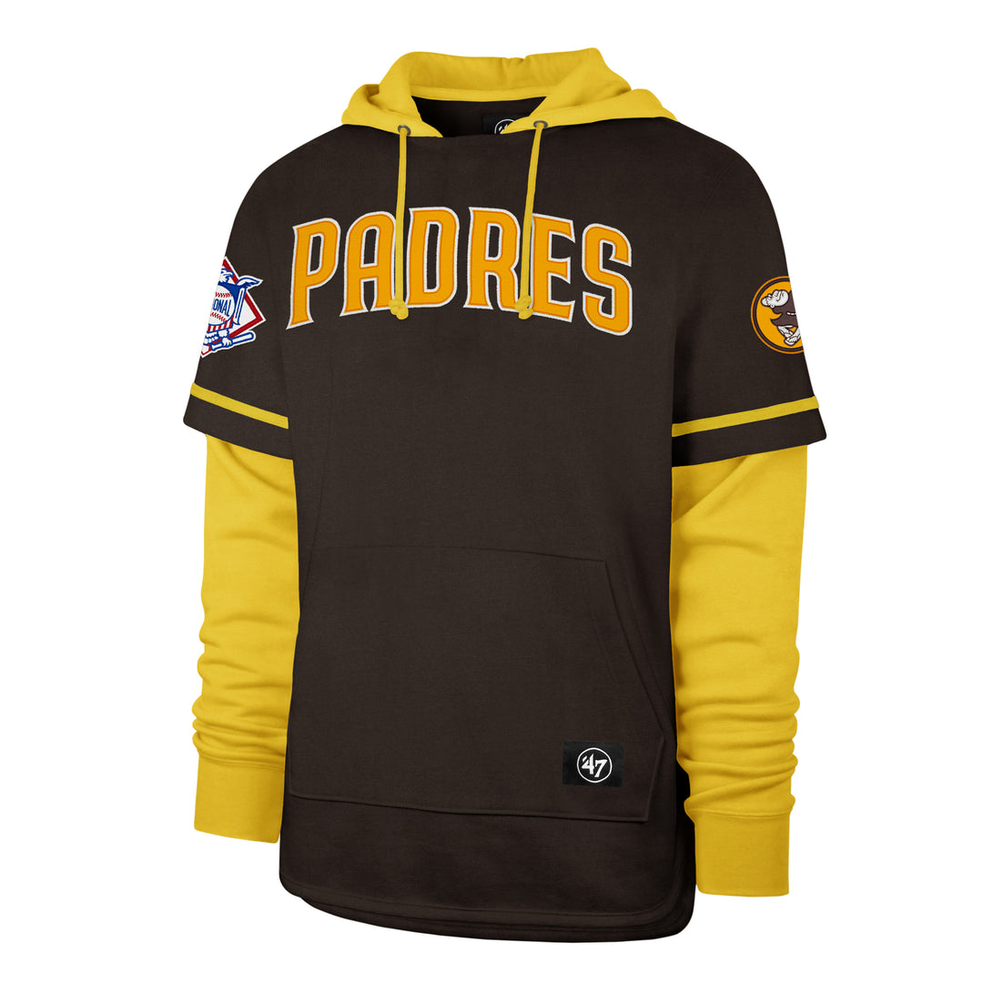 San Diego Padres 47 Brand Brown Trifecta Shortstop Pullover Hoodie
