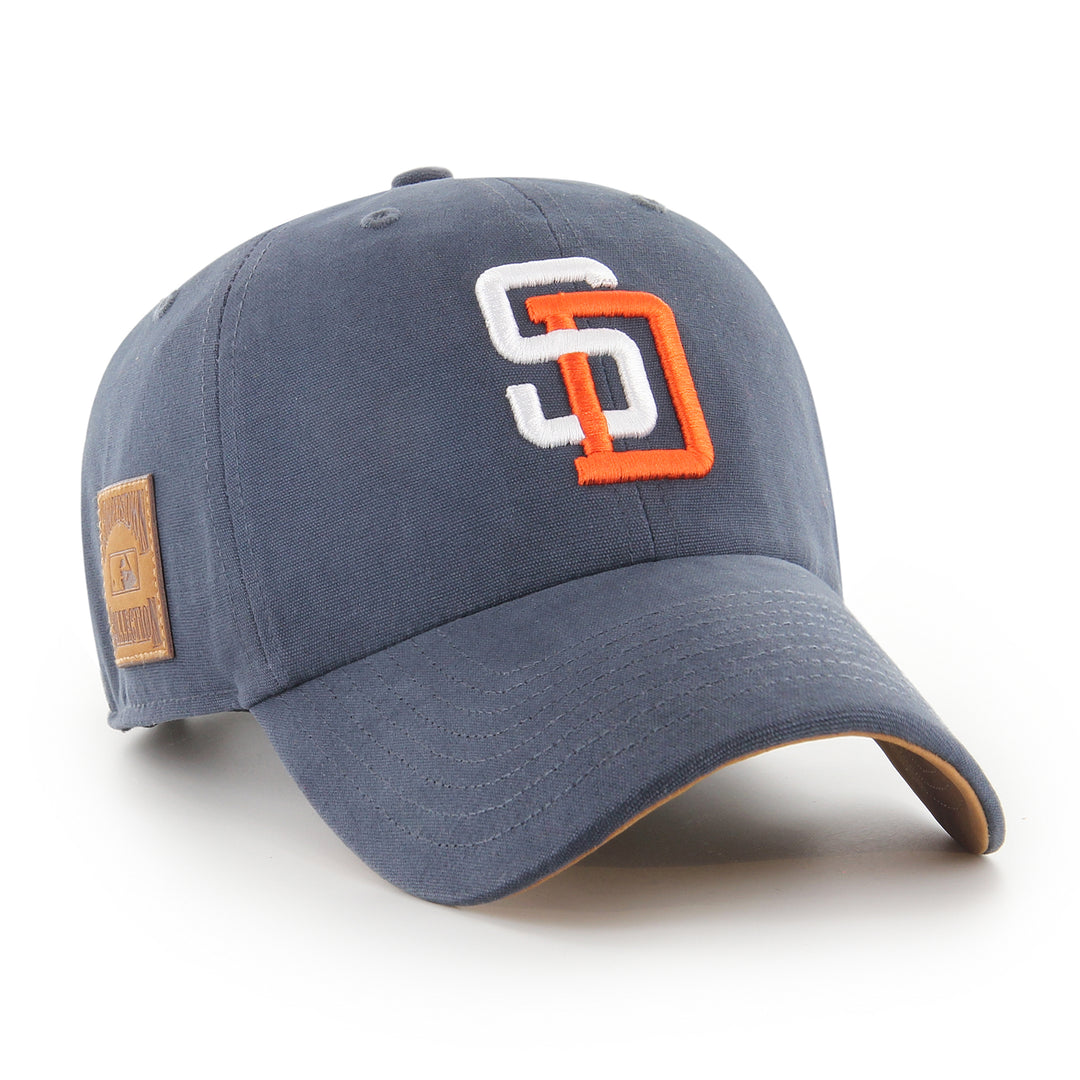 San Diego Padres 47 Brand Cooperstown Artifact Clean Up Dad Hat Vintage Navy