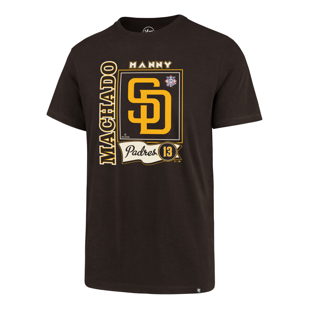 San Diego Padres 47 Brand Manny Machado #13 Team Color Super Rival T-Shirt