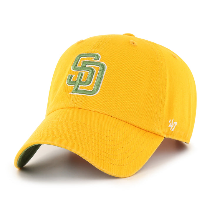 San Diego Padres 47 Brand Yellow Clean Up Adjustable Cap Hat