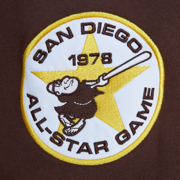 San Diego Padres Mitchell & Ness All Over Crew 2.0