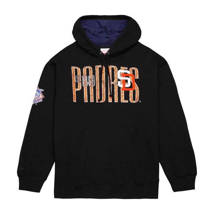 San Diego Padres Mitchell & Ness Black Team OG Fleece 2.0