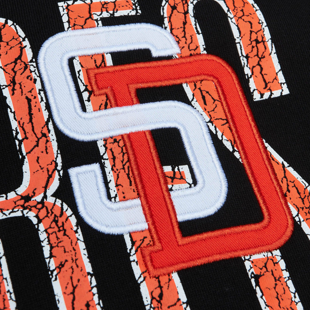 San Diego Padres Mitchell & Ness Black Team OG Fleece 2.0