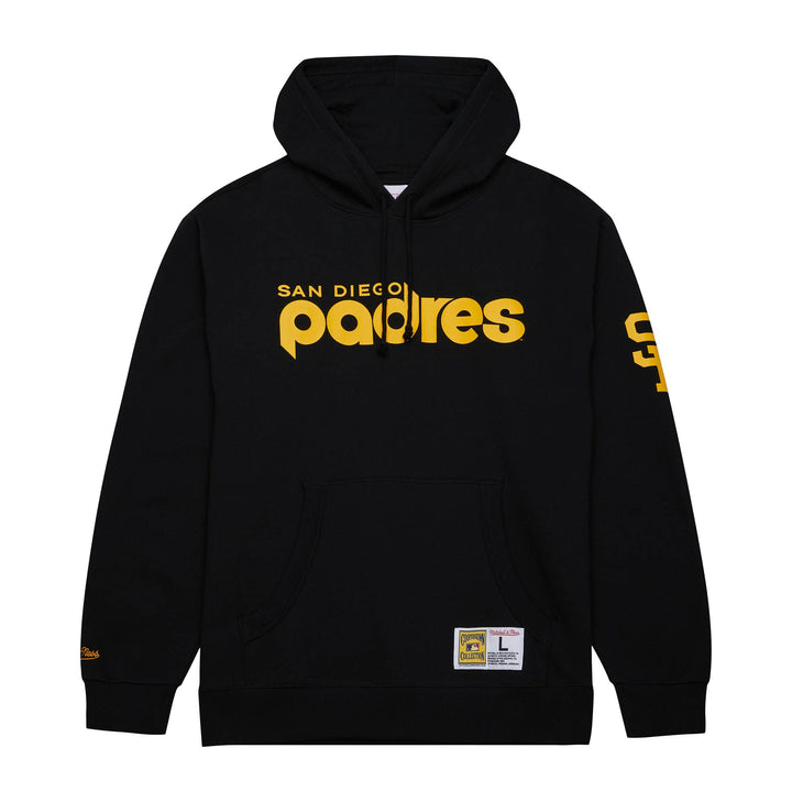 San Diego Padres Mitchell & Ness Game Time Fleece Hoodie Vintage Logo