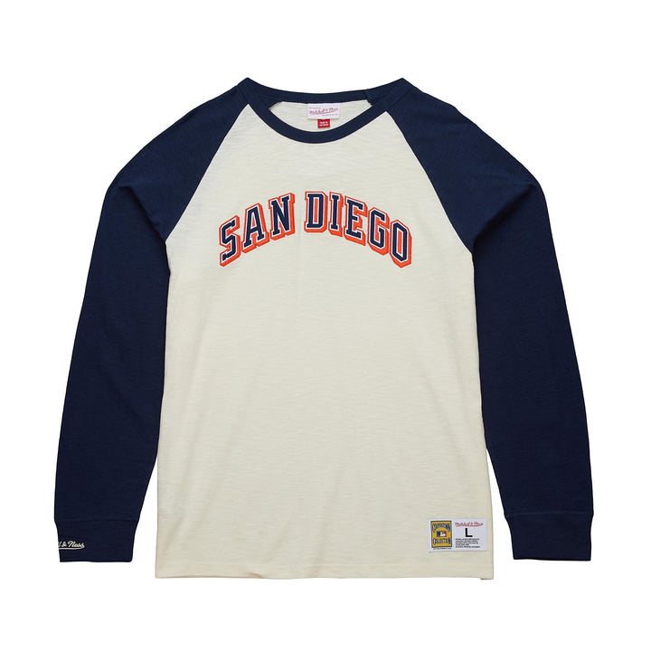 San Diego Padres Mitchell & Ness Legendary Slub LS Vintage Logo