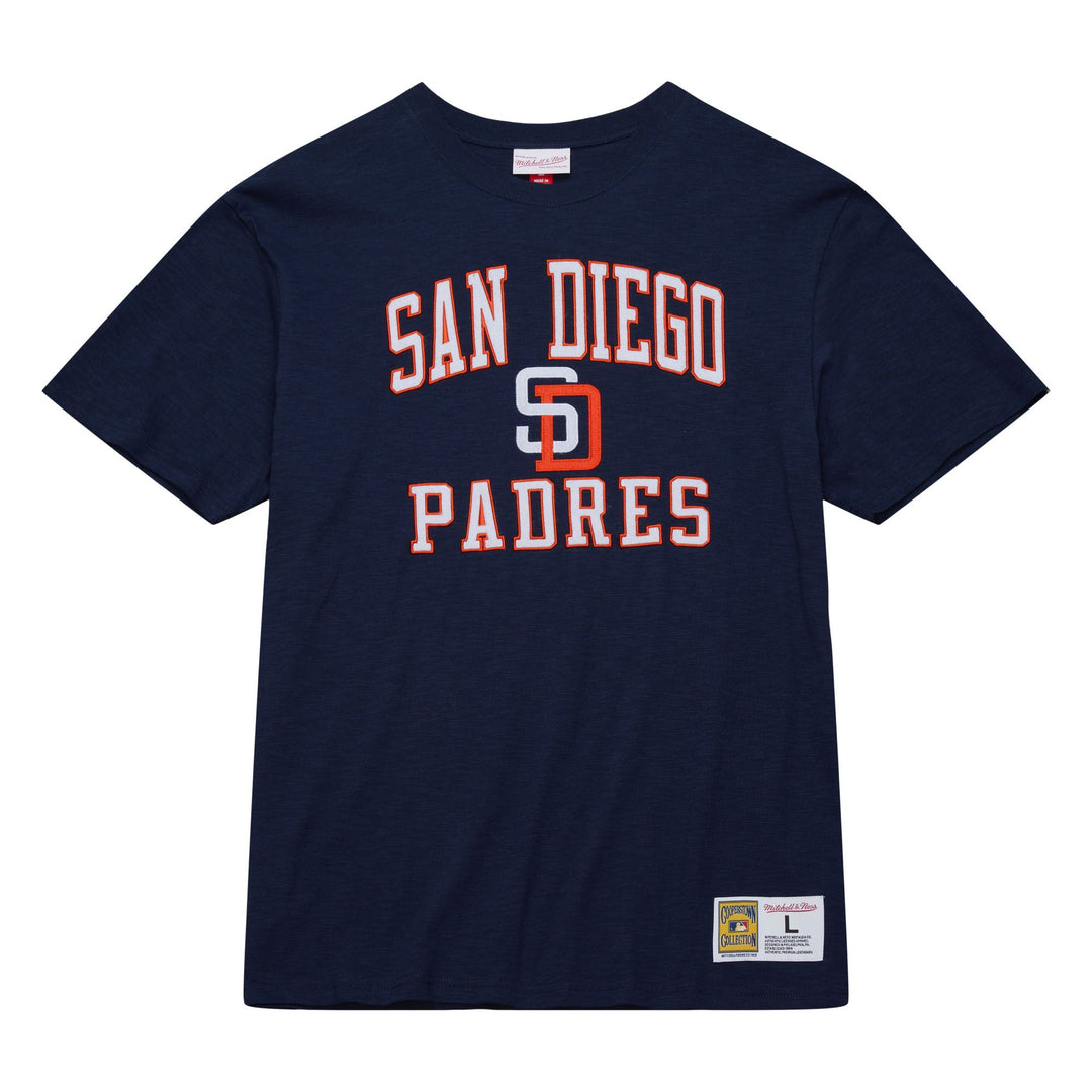 San Diego Padres Mitchell & Ness Legendary Slub SS Tee Vintage Logo