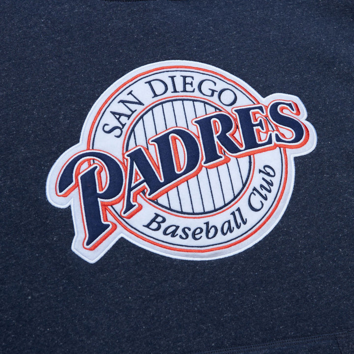 San Diego Padres Mitchell & Ness Snow Washed Fleece Hoodie