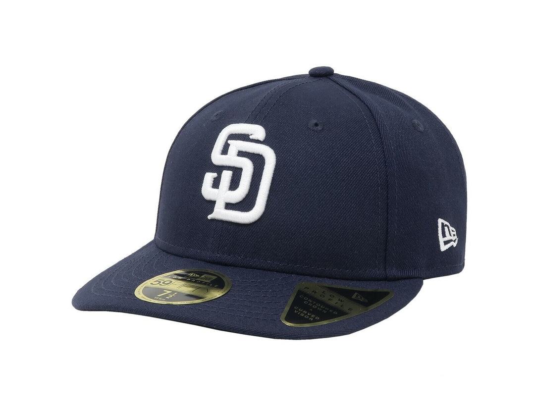 San Diego Padres New Era 59Fifty Low Profile Navy Blue Fitted Hat