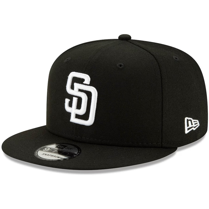 San Diego Padres New Era 9FIFTY Snapback Adjustable Hat - Black