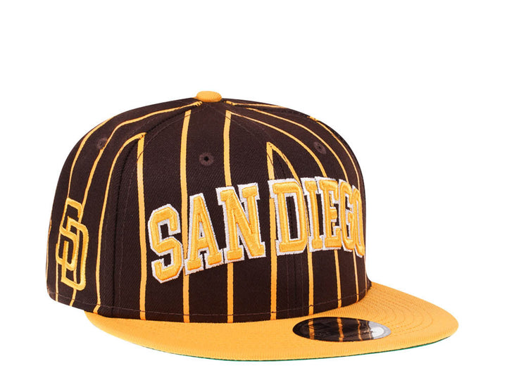 San Diego Padres New Era Brown Gold City Arch 9FIFTY Snapback Hat