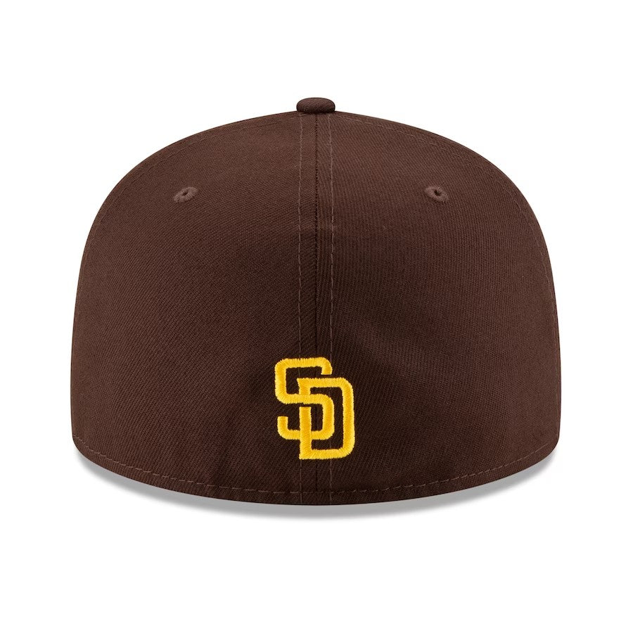 San Diego Padres New Era Brown Side Patch Bloom Brown 59FIFTY Fitted Hat