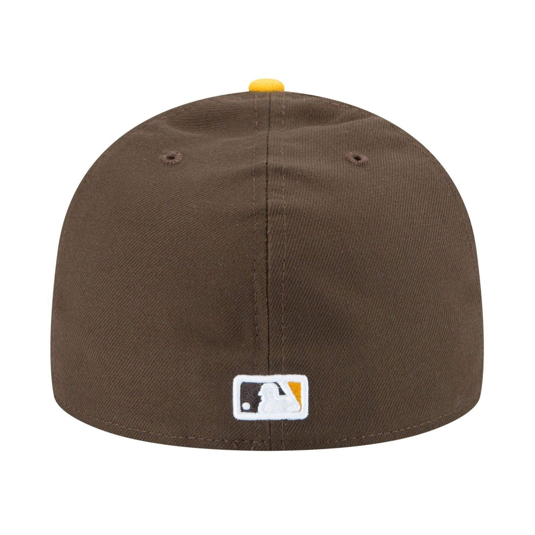 San Diego Padres New Era Brown Yellow MLB Authentic On-Field 59Fifty Fitted
