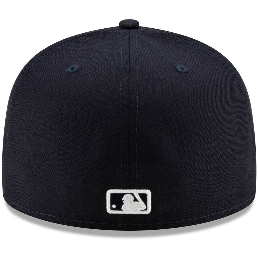 San Diego Padres New Era Fashion Color Team Logo Basic 59FIFTY Fitted Hat - Navy