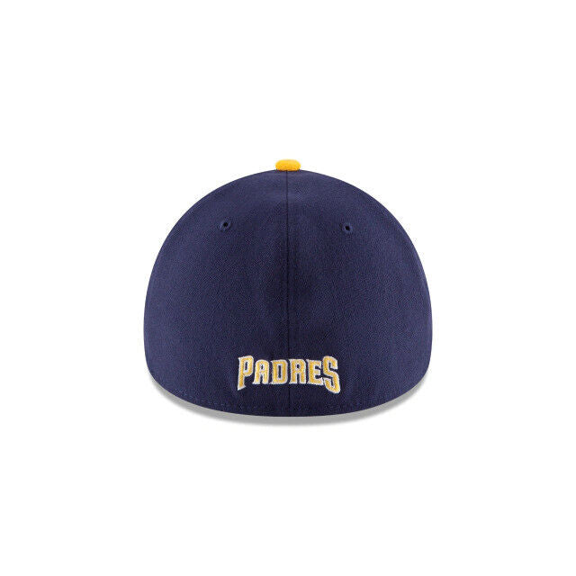 San Diego Padres New Era "Team Classic" Blue White Gold 39THIRTY Flex Hat