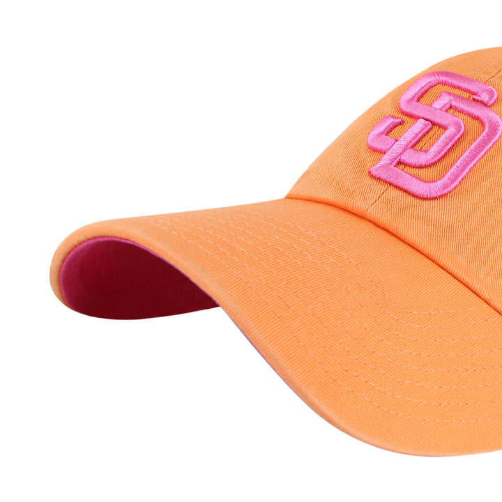 San Diego Padres '47 Orange Magenta Undervisor Clean Up Adjustable Hat