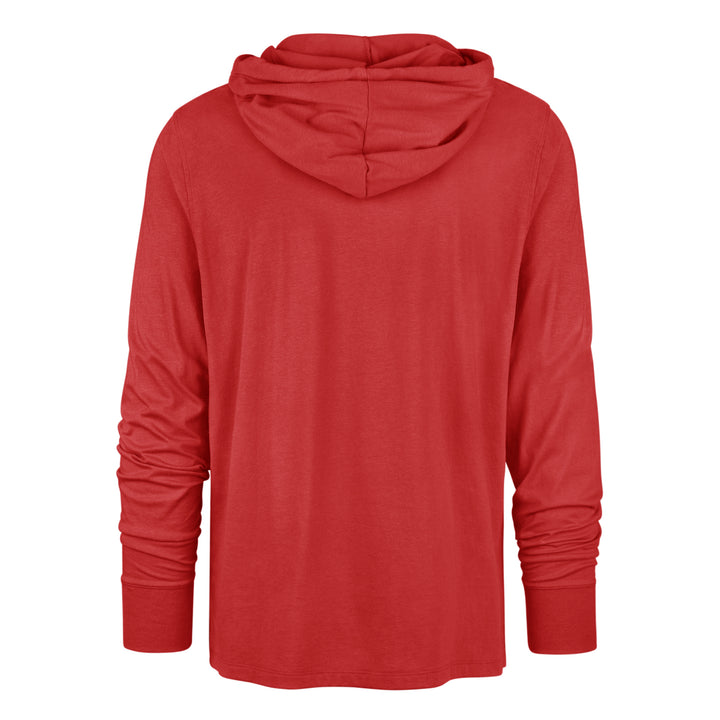 San Francisco 49ers 47 Brand Scarlet Field Franklin Hooded Long Sleeve T-Shirt