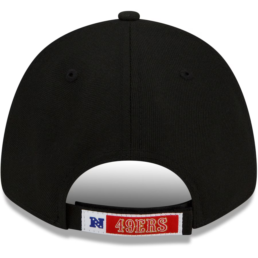 San Francisco 49ers New Era Black Team The League 9FORTY Adjustable Hat