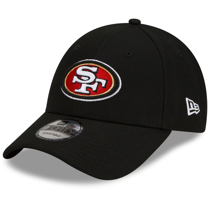 San Francisco 49ers New Era Black Team The League 9FORTY Adjustable Hat