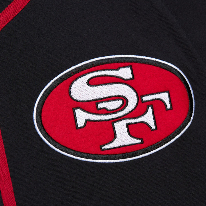 San Francisco 49ers Mitchell & Ness Fashion Cotton Button Front Vintage Logo