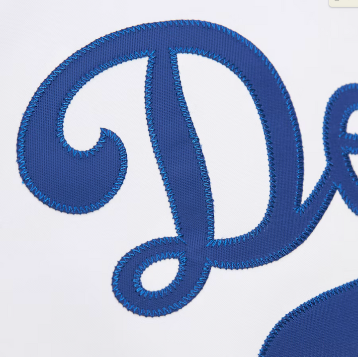 Men's White Los Angeles Dodgers Mitchell & Ness Cooperstown Collection Lightweight Satin Full-Snap Jacket