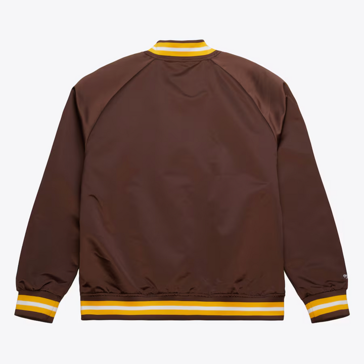 San Diego Padres Mitchell & Ness Men's Lightweight Satin Raglan Full-Snap Jacket