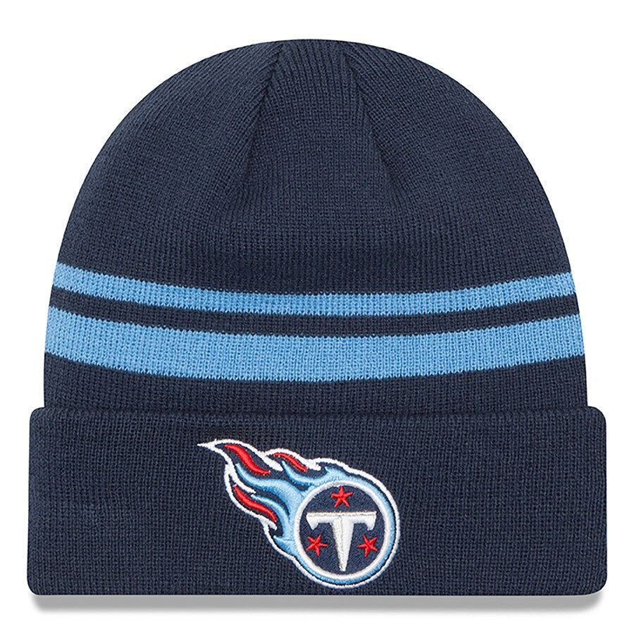Tennessee Titans New Era Team Logo Cuffed Knit Hat - Navy