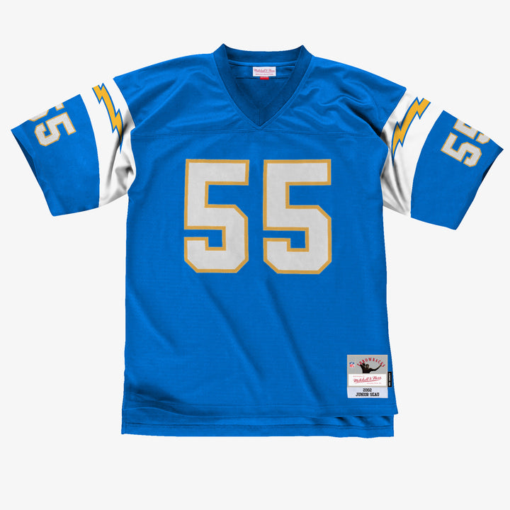 San Diego Chargers Mitchell & Ness NFL Legacy Jersey Chargers 2002 Junior Seau #55