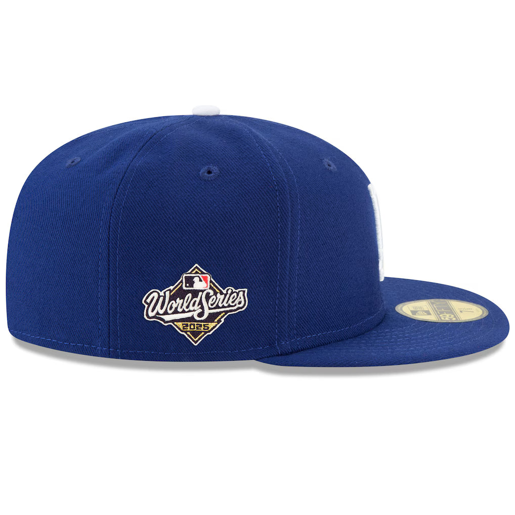 Men's Los Angeles Dodgers New Era Royal 2025 World Series Side Patch 59FIFTY Fitted Hat