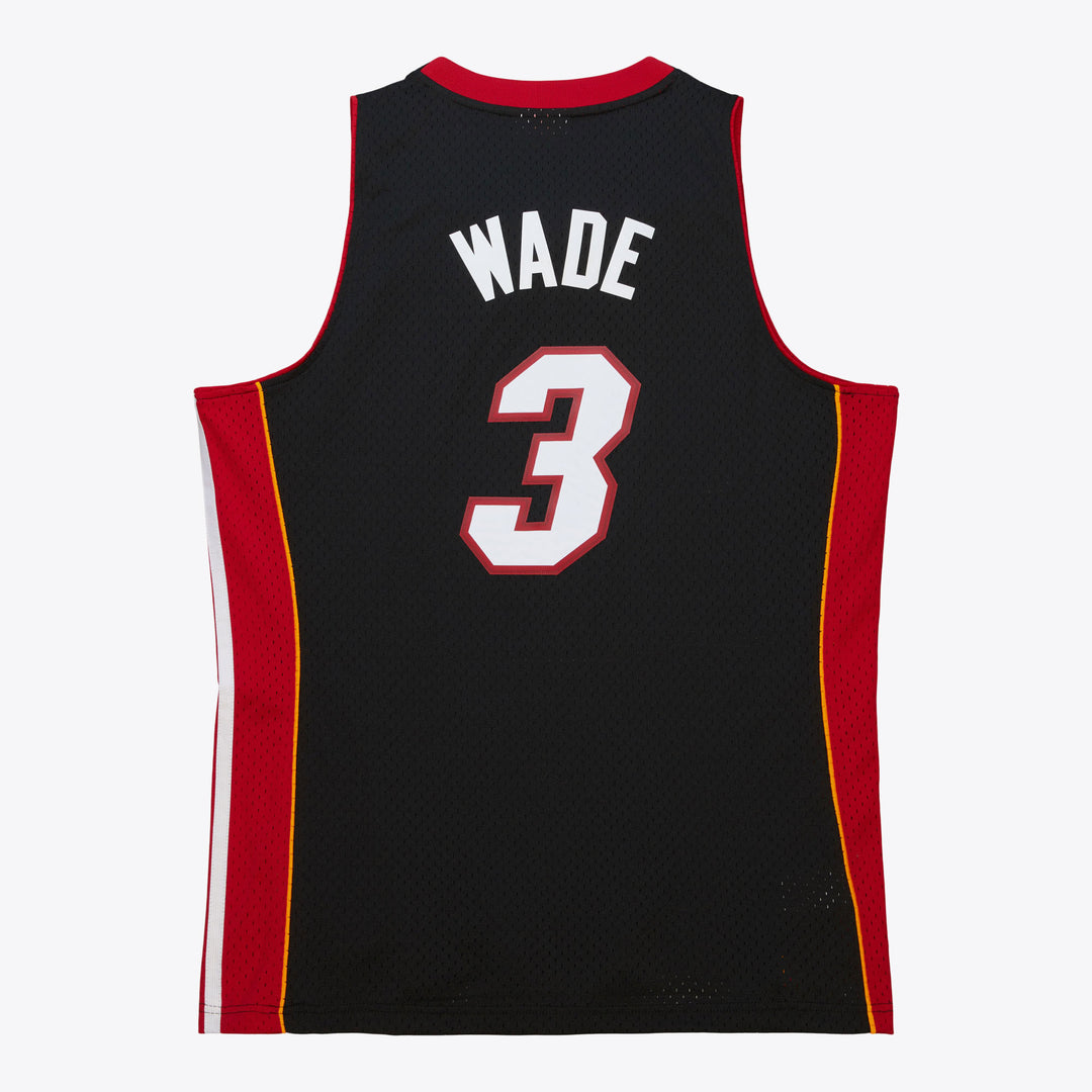 Miami Heat Mitchell & Ness Dwyane Wade #3 Hardwood Classics Swingman 2012-13 Jersey - Black