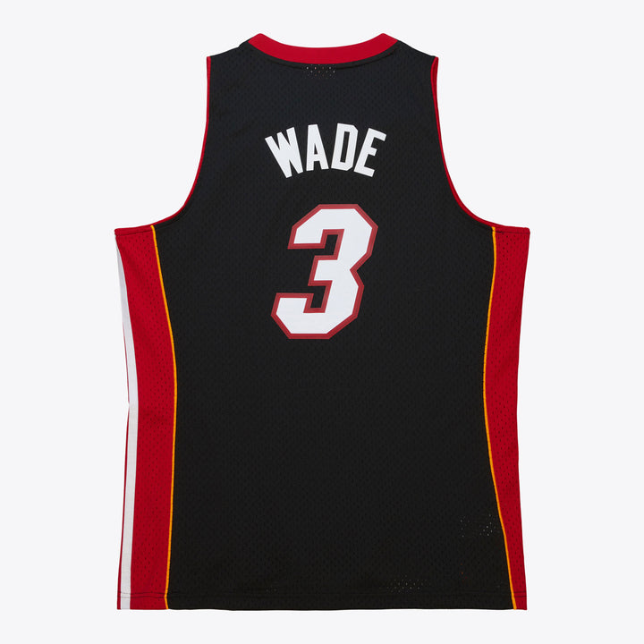 Miami Heat Mitchell & Ness Dwyane Wade #3 Hardwood Classics Swingman 2012-13 Jersey - Black