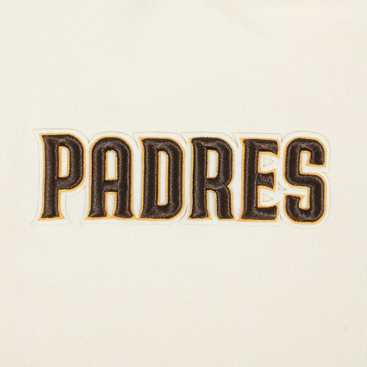 San Diego Padres Pro Standard Wingspan Drop Shoulder Hoodie Natural/Brown