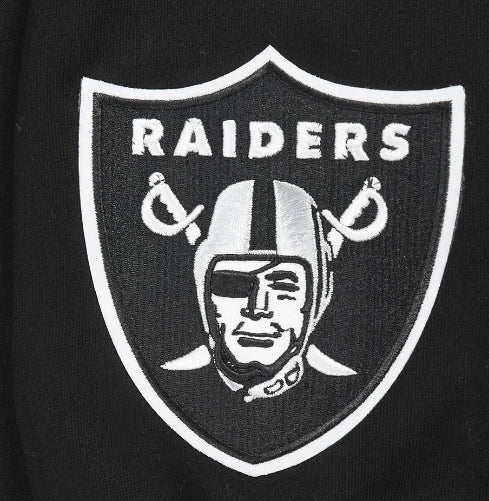 Las Vegas Raiders Pro Standard Wingspan Drop Shoulder Hoodie Black