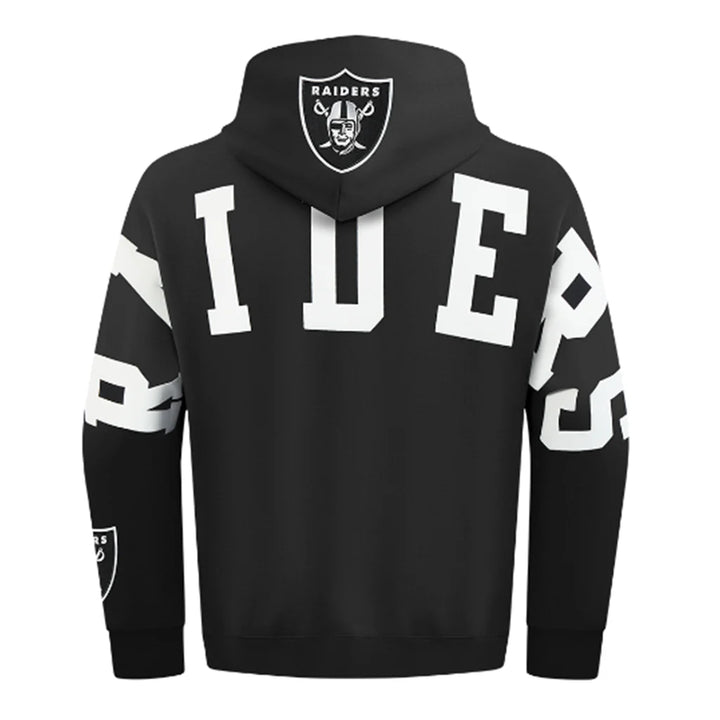 Las Vegas Raiders Pro Standard Wingspan Drop Shoulder Hoodie Black